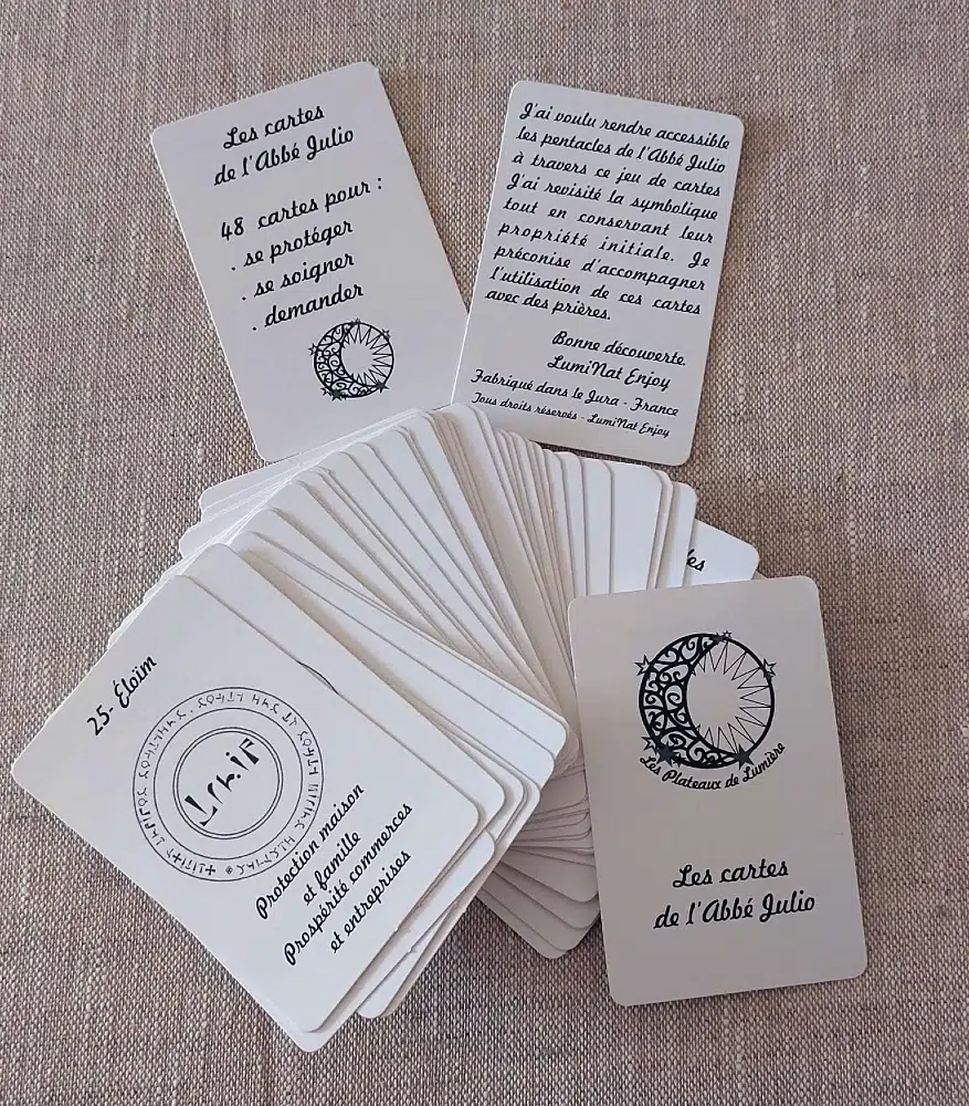 Cartes Abbé Julio LumiNatEnjoy