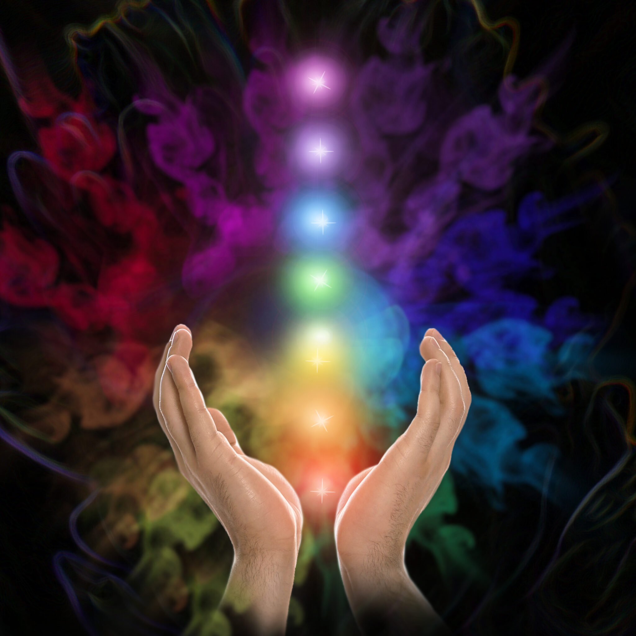closeup view man chakra points healing energy 1 scaled